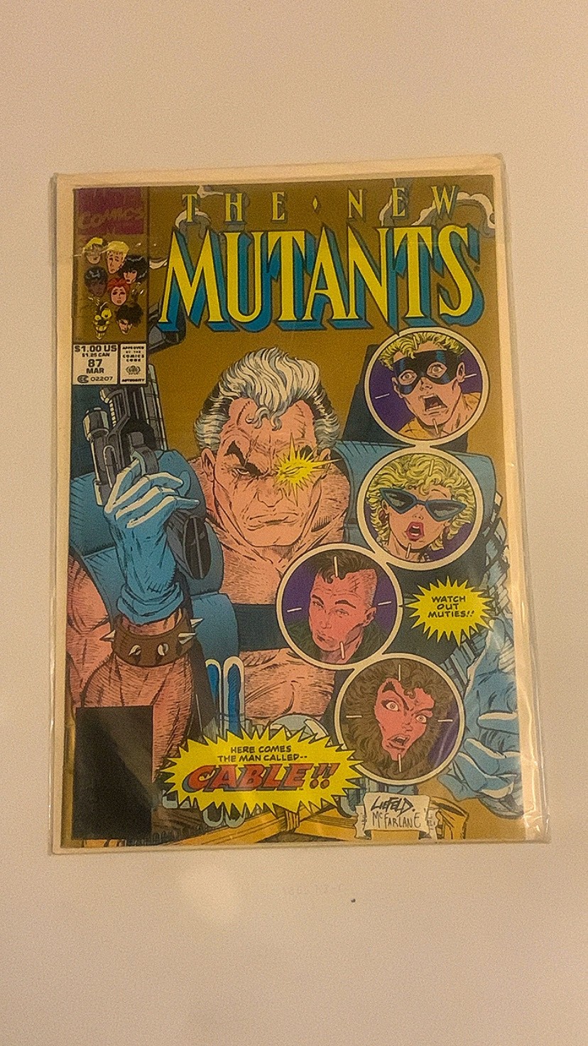 The New Mutants #87 Second Printing (Marvel Comics 1991)