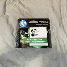 Genuine HP 67XL Black Ink Cartridge High Yield OEM Authentic NEW Exp 4 2023 NIB