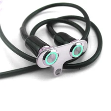 12V LED Motorcycle Switch Control Button Fit for Universal Green Indicator