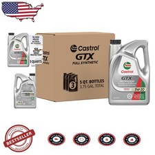 GTX 5W-20 Full Synthetic Oil 15 Quarts 3-Pack Superior Engine Wear Defense 12.08 per gallon