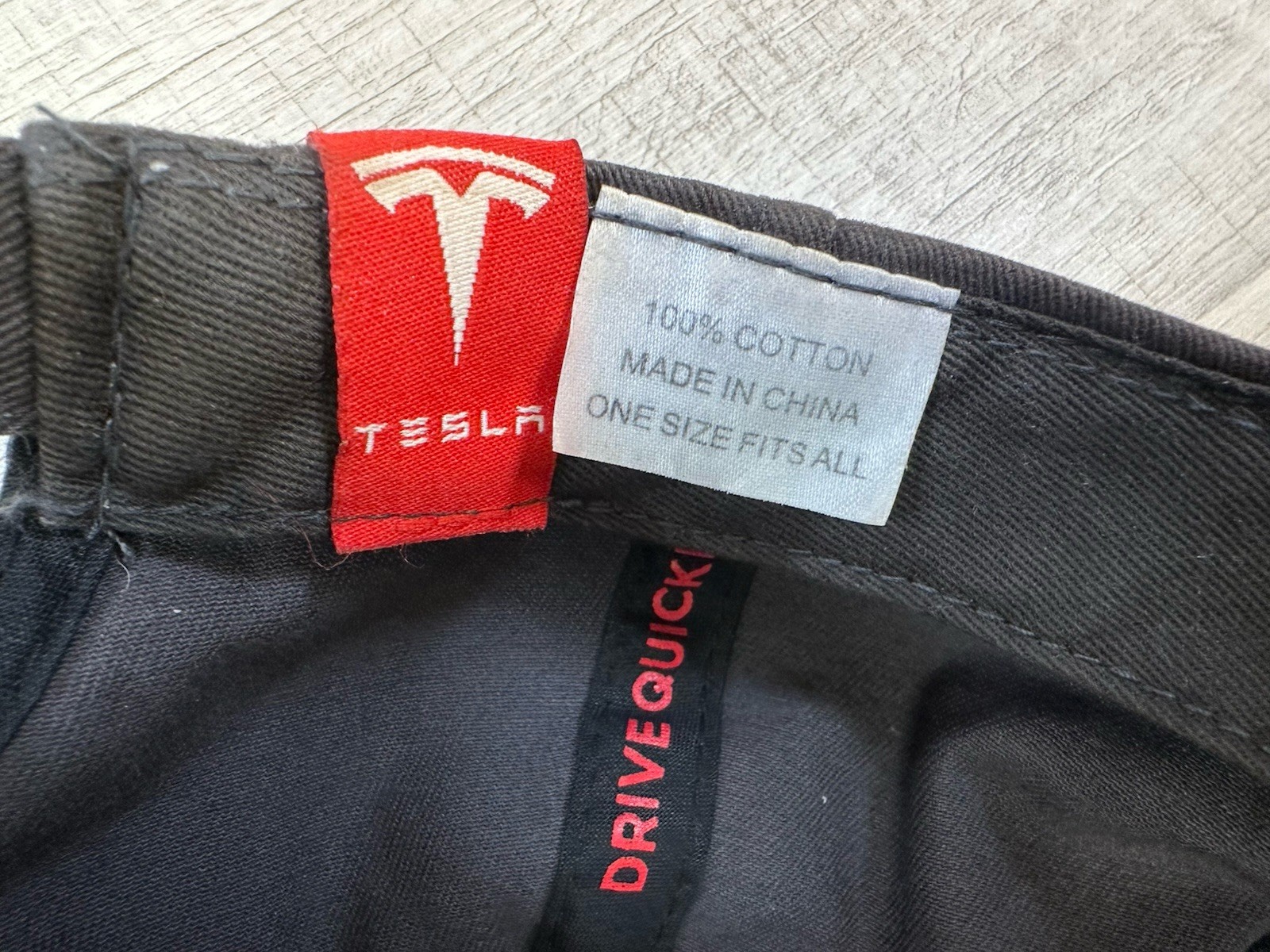 Tesla Hat Gray Strapback Ball Cap Distressed Adul… - image 10