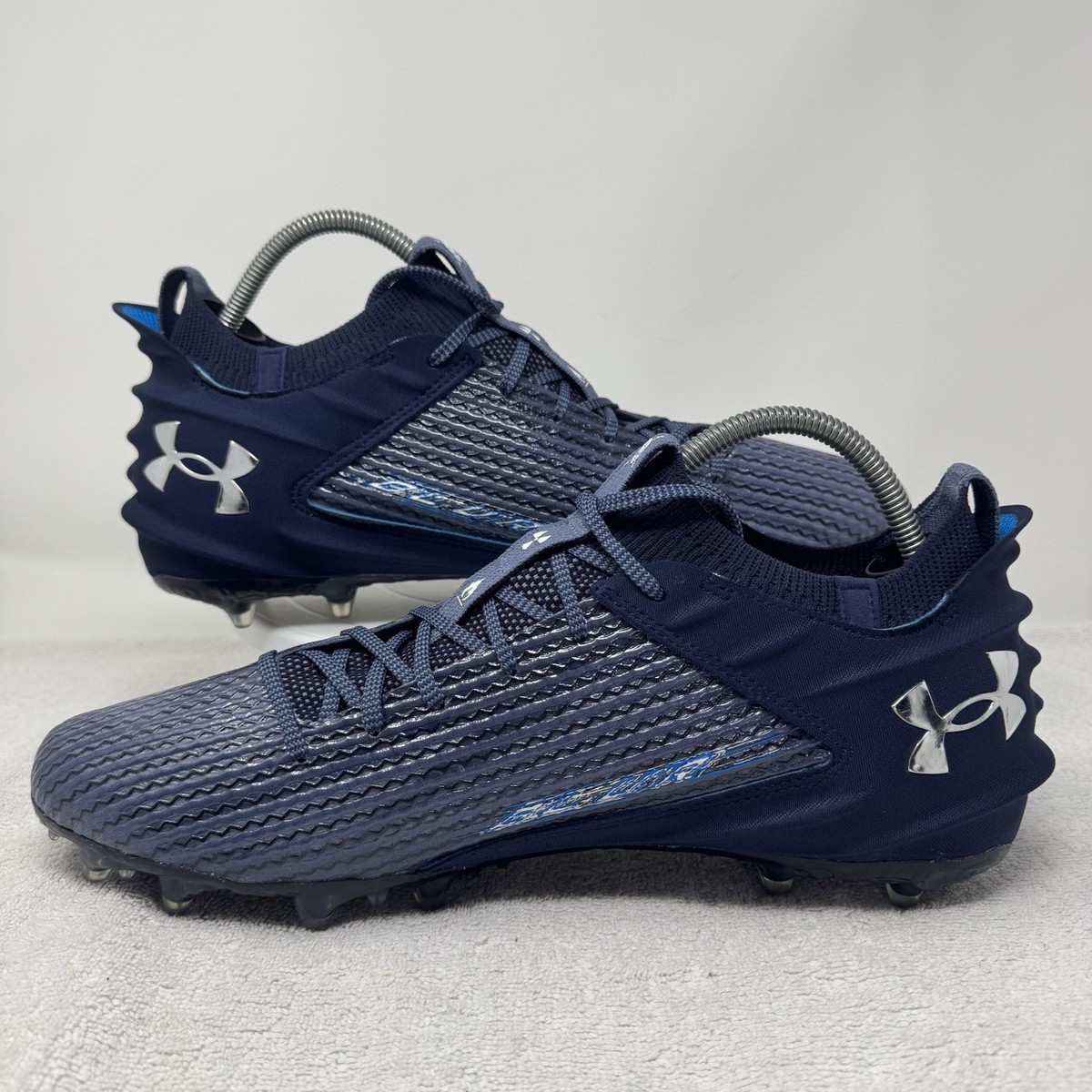 Under Armour Blur Smoke 2.0 MC Midnight Navy Football Cleats Mens