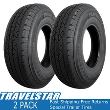 Set of 2 Travelstar HF288N ST175/80R13 97/93N 8PR Load D Special Trailer Tires