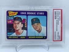 Masanori Murakami 1965 Topps PSA 8 Rookie Card Baseball Vintage NM MT. rookie card picture
