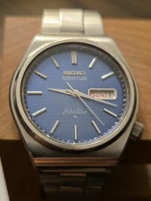 SEIKO ACTUS SilverWave 6306-8010 RARE JDM Blue Auto Watch Serviced