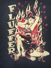 Fluffy T-Shirt Dress Women’s Pinup Girl - Small vince ray rockabilly