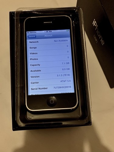 Apple 1st Generation iPhone 2G - 8 GB MA712LL/A A1203 #225 - 第 3/21 張圖片