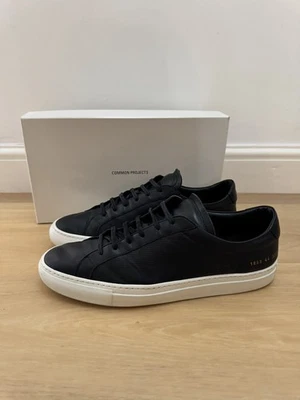 COMMON PROJECTS Achilles Low Navy Stripe Sneakers Men's Shoes, UK10 EU44 - Image 1 of 4