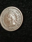 1864 Bronze Indian Cent Fine Civil War Date In My Photos !