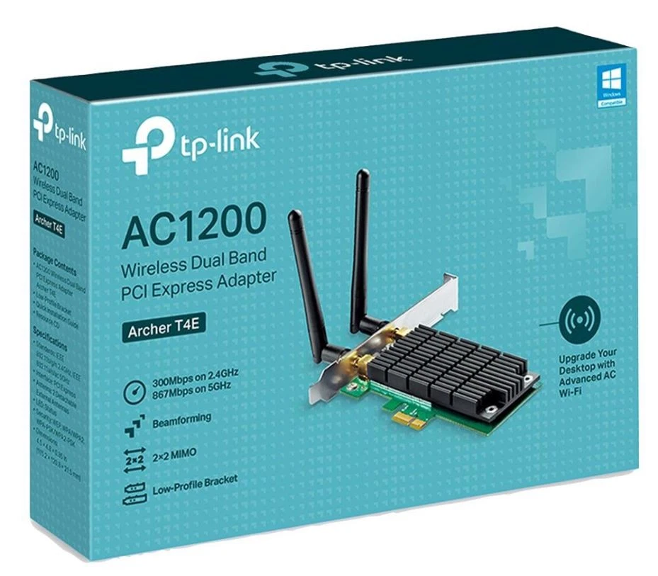TP-LINK - AC1200 Adaptor Wayarles Dual Band PCI Express - Image 3 of 3