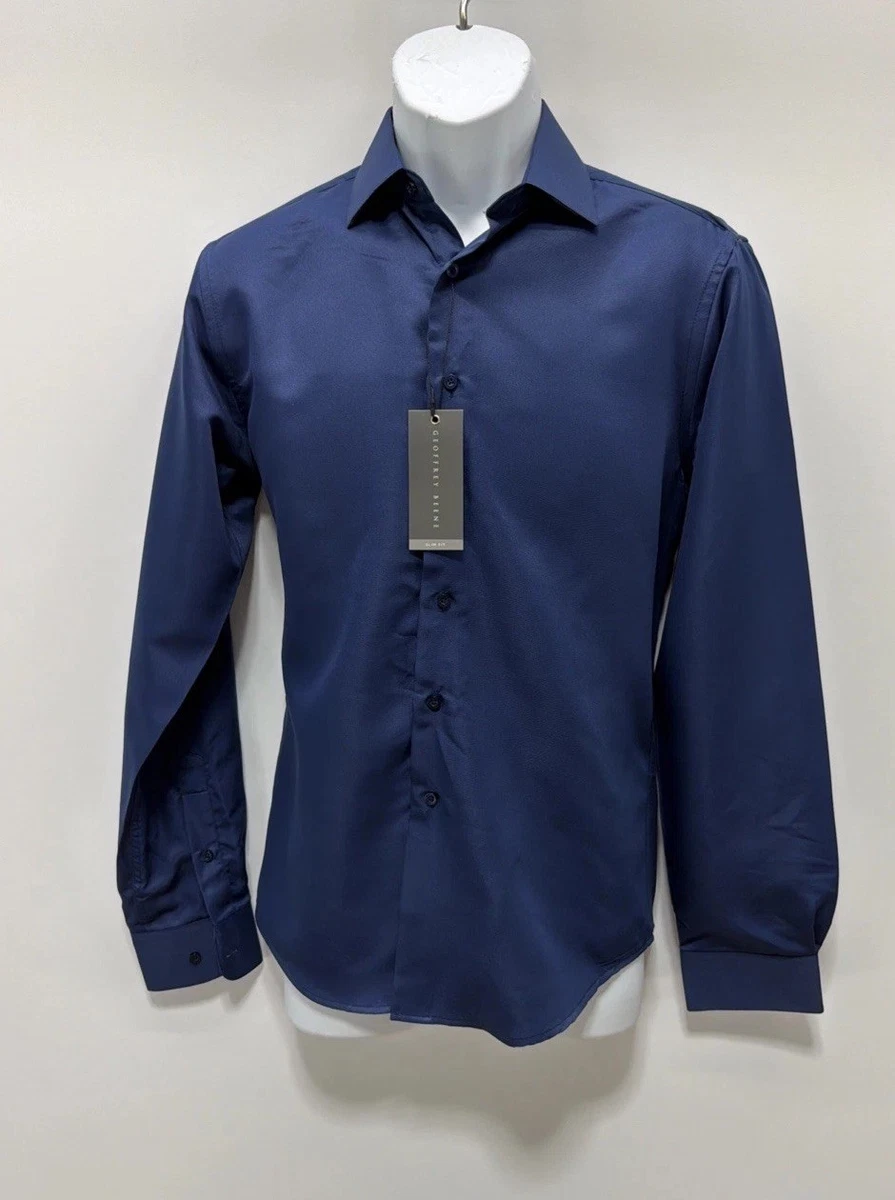 Geoffrey Beene Slim Long Sleeve Dress Shirts for Men for sale | eBay