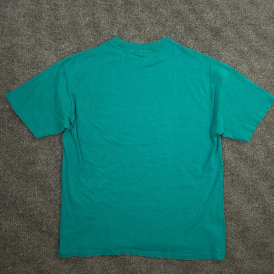 Camiseta de Colección LL Bean Para Hombres XL Azul Escritura Logo Puntada Única Hecha en EE. UU. Años 90 Foto 4 de 4