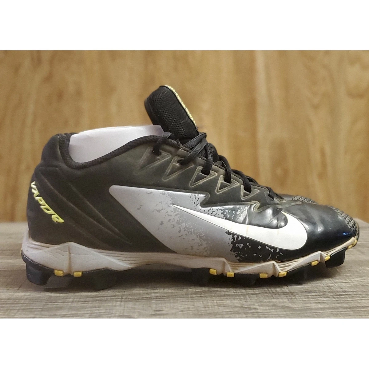 Nike Vapor Ultrafly 4 Keystone Baseball Cleats Black White Volt DC8553-001 Nike React Vapor Ultrafly Elite 4 Mens Metal Baseball Cleats  main image 2