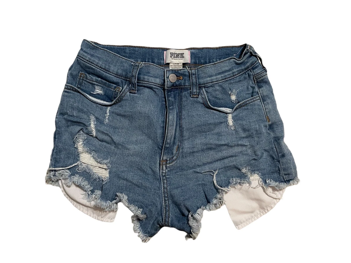 Victoria secret jean shorts cheap