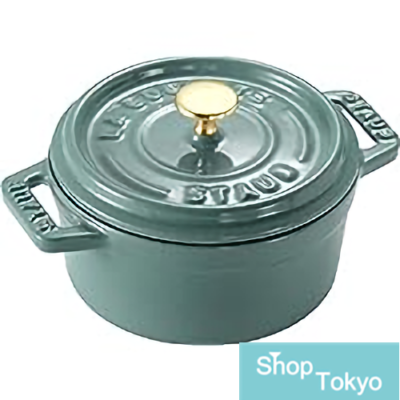 Staub Pico Cocotte Round 10cm 0.25L 0.89kg Eucalyptus Z1025 Staub Pico Cocotte Round 10cm 0.25L 0.89kg Eucalyptus Z1025