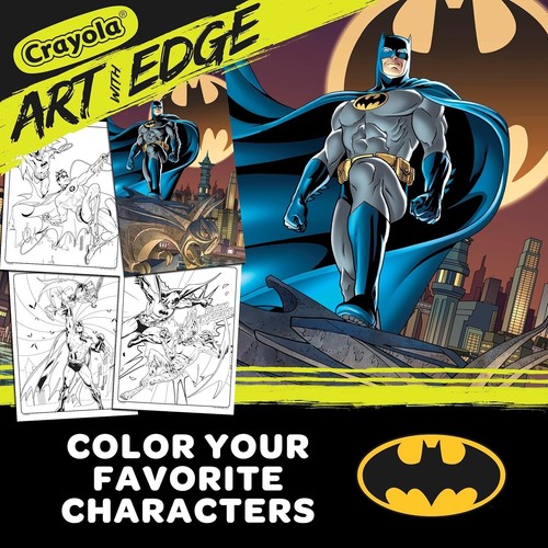 Batman Adult Coloring 28 Pages Loose Leaf Plus Poster Joker Gotham DC Comics - Picture 11 of 15