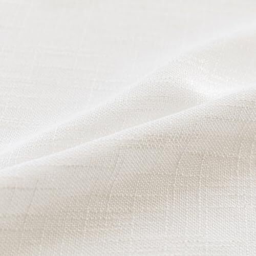 Extra Long Curtains for Living Room, Soft 50"W x 108"L (Pack of 2) Natural - Picture 6 of 6