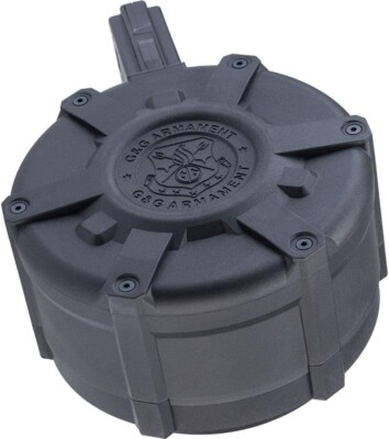 G&G M4/M16 2,300 Round Drum Magazine For Airsoft AEGs - (G