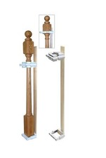 Safety Innovations No Hole Stairway Baby Gate Mounting Kit - Fits Posts from ...