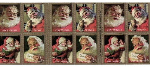 Scott # 5332-5335, Sparkling Holiday Booklet of 20 stamps MNH - Picture 2 of 2