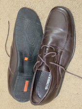 EXCELLENT Lumberjack brown leather tie dress shoes - mens eu 43 10-10.5