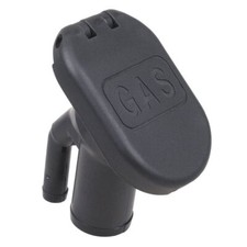Perko 1318DPGBLK Black Angled Marine Vented Fuel Fill