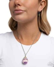 Paparazzi Eclectic Easter Egg - Multi - Easter Egg Shaped - Pastel Hues NIP