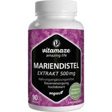 MARIENDISTEL 500 mg Extrakt hochdosiert vegan Kps. 90 St