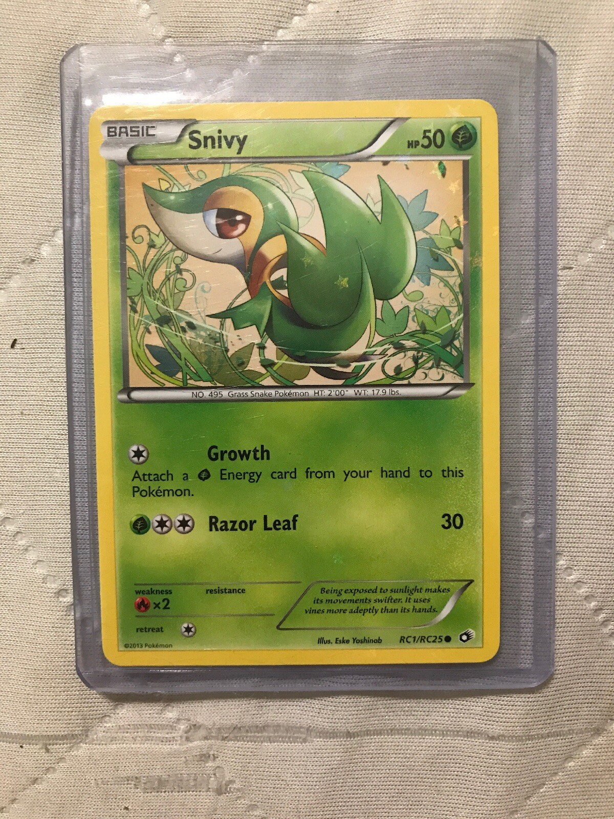 Snivy - Legendary Treasures - RC1/RC25 - Holo - NM