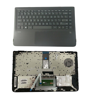 Palmrest Keyboard Touchpad For HP Pavilion Convertible X360 13-S 809829-001 US
