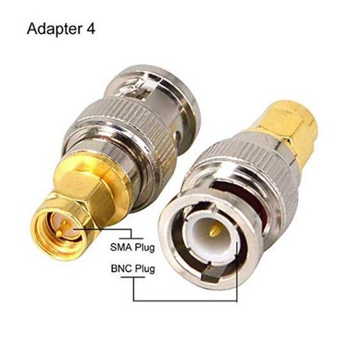 4pcs BNC Female to Male Connectors Type RF Connector Adapter Converter - Zdjęcie 8 z 11