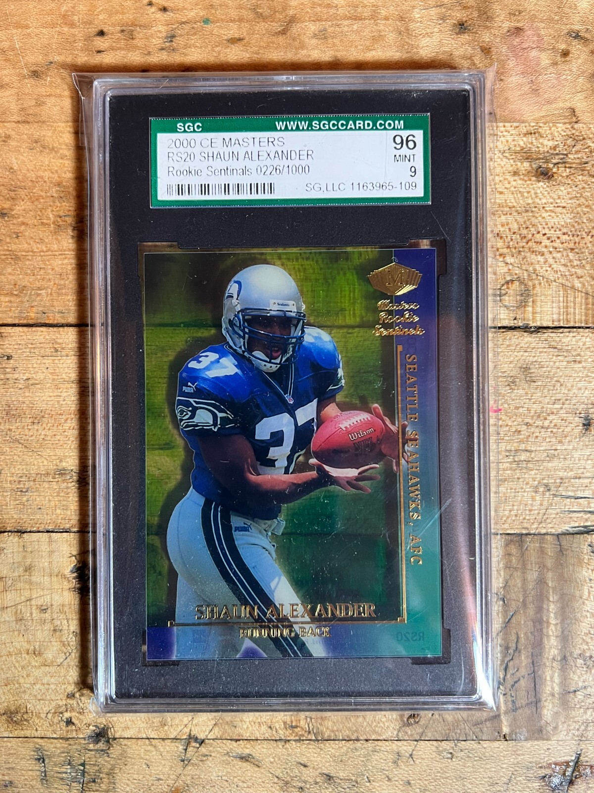 Shaun Alexander Collector's Edge Masters Rookie Sentinels #RS20 Rookie Sentinels