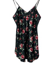 Alexandra Nicole Vintage Black Lace Slip Dress Women Size Small