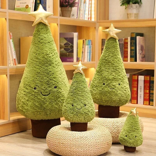 Simulación Árbol de Navidad Peluches Lindo Perenne Peluche Cojín Muñeca. - Imagen 5 de 20