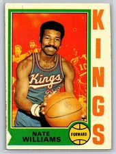 1974-75 Topps Nate Williams KC-Omaha Kings #116