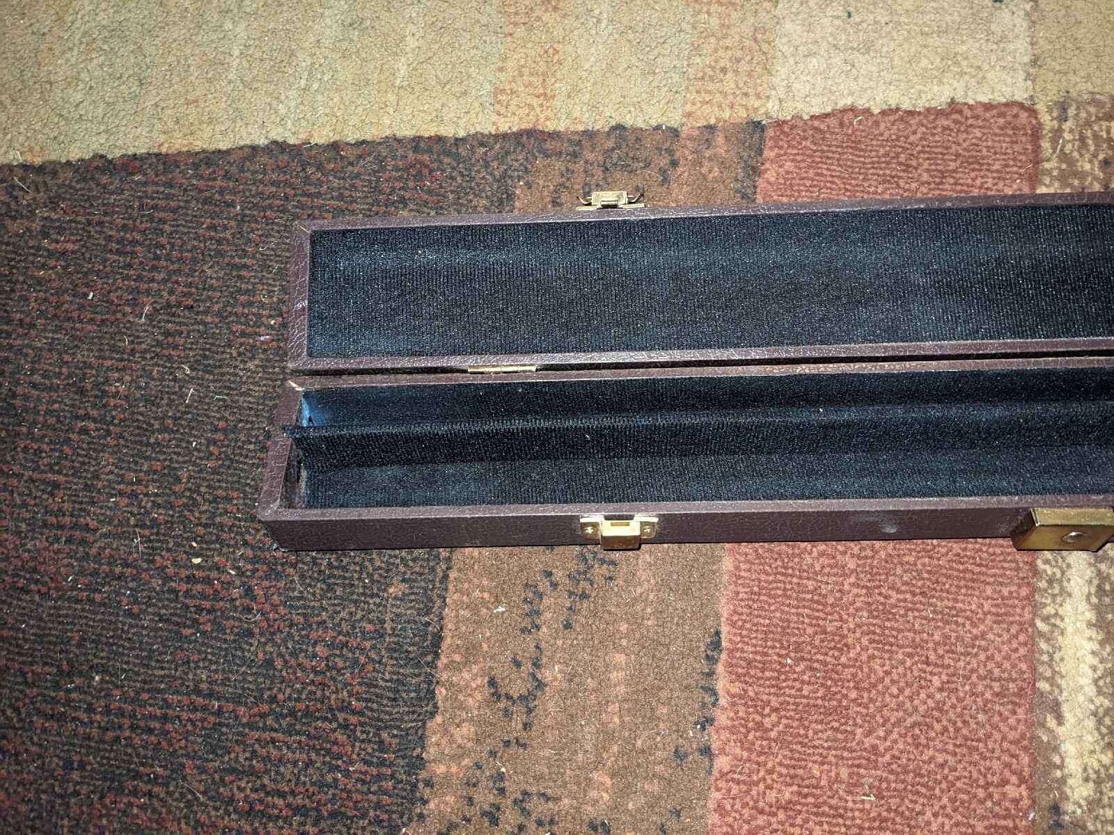 VINTAGE WOODEN BILLIARDS POOL CUE CASE eBay