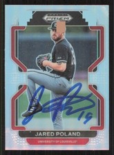 JARED POLAND Autograph 2022 Panini Prizm Silver auto LOUISVILLE CARDINALS