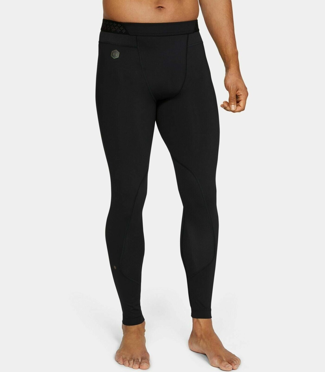 Under Armour UA Rush Men's Leggings Base Layer Black Size S