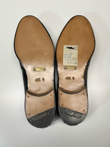 Gucci Men’s Black Crocodile Classic Full Strap Split Toe Loafer Size 40.5 D - Picture 14 of 21