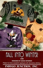 Fall into Winter Applique Sweatshirt Pattern by Indygo Junction IJ588