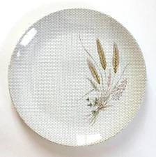 Rare Vintage Roydon Harvest 10" Dinner Plate Yellow New Zealand Wheat Brick B14