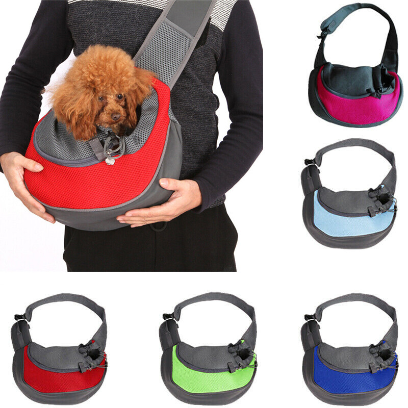 Outdoor Pet Carrier Shoulder Chest Bag Dog Cat Puppy Carry Sling
