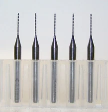(5) - 0.50mm (.0197") Micro Carbide Drills - Kyocera Tycom 300-0197X350A2