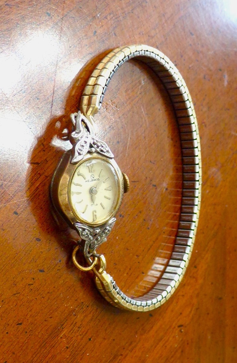 Vintage Helbros ladies wristwatch --- missing Band 10krgp s-l400.jpg main image 2