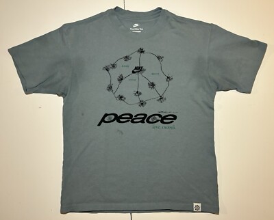 nike peace love swoosh shirt