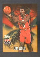2000 Topps USA Basketball Lisa Leslie Team USA Gold Card #63