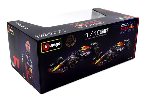 MODELLINO AUTO STATICO BURAGO RED BULL F1 RB19 PEREZ USA GP 2023 SCALA 1/18 - Foto 8 di 10