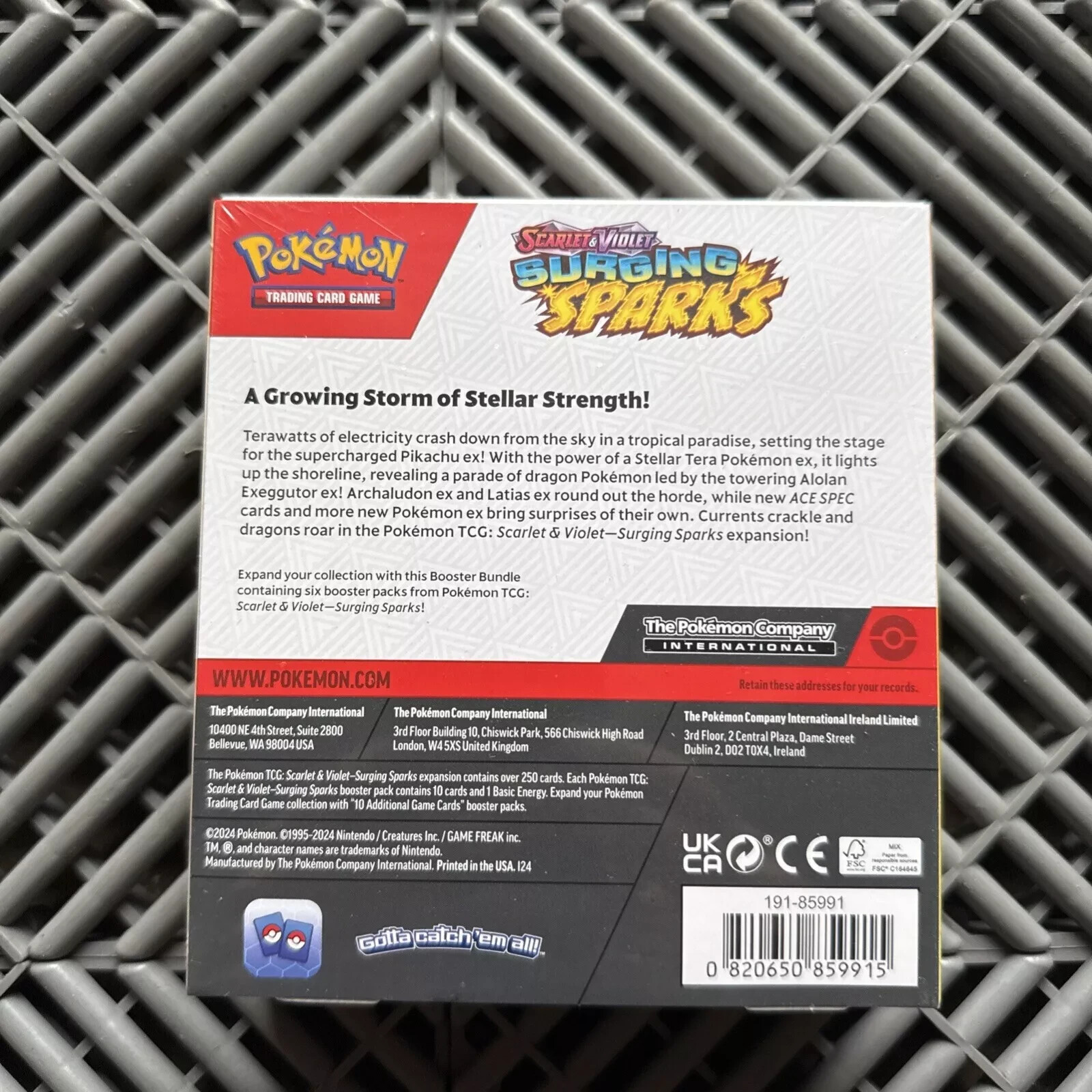 Pokemon TCG Surging Sparks Booster Bundle Box NEW SEALED! (6 Packs)