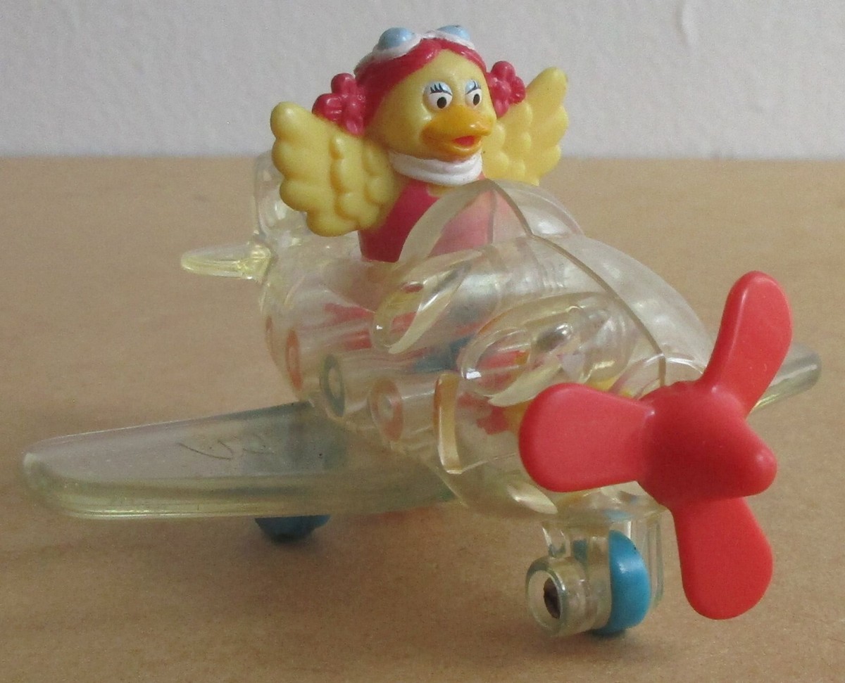 Birdie the Early Bird 1996 McDonald's Happy Meal Toy Clear Plane