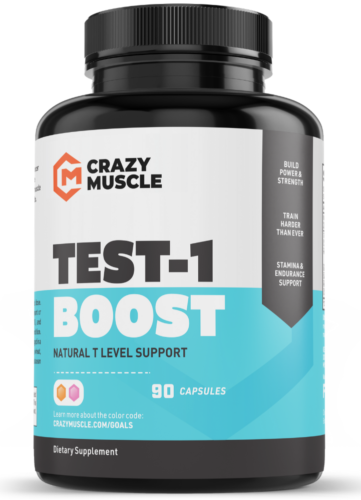 Crazy Muscle® - Testosterone Booster for Men - Natural Supplement - 90 Pills ✅ ✅ - Picture 1 of 12